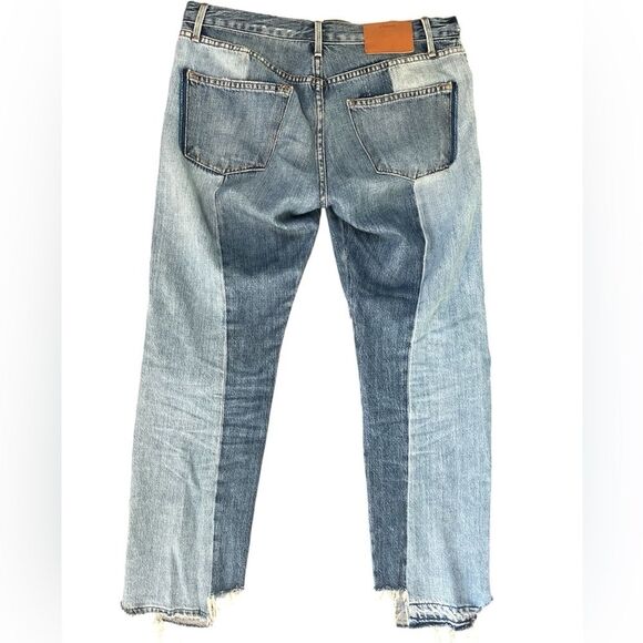 FRAME Nouveau Le Mix Jeans Women’s Size 27 Button Fly Patchwork Denim - Picture 3 of 9